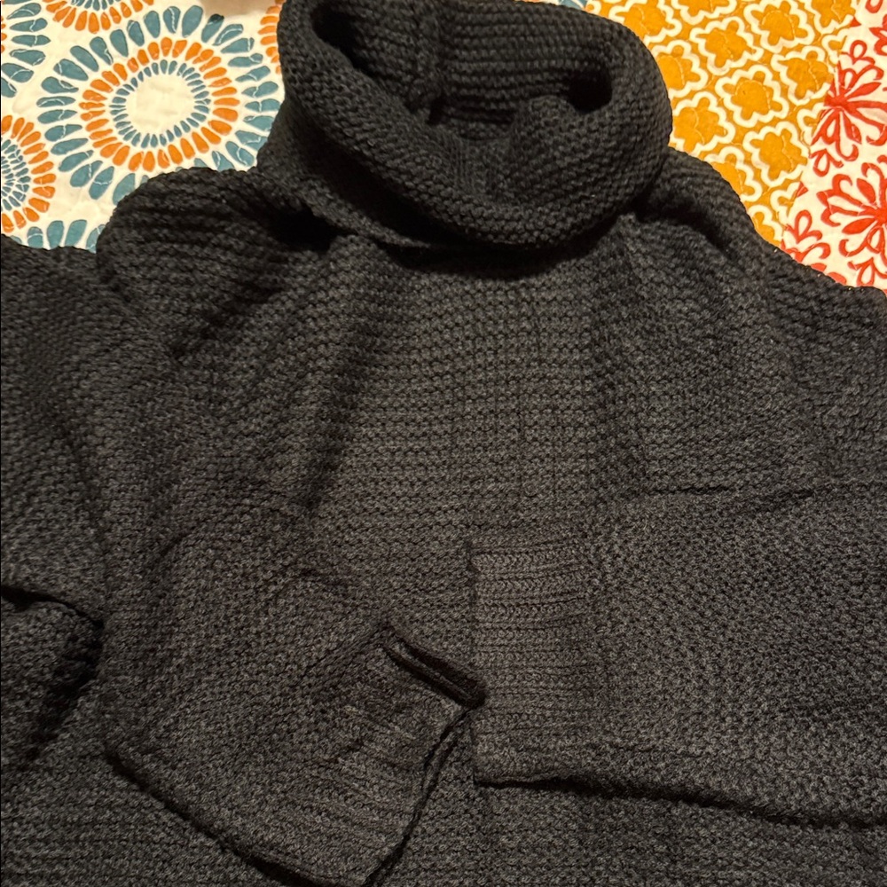 Cozy Black Turtleneck Sweater